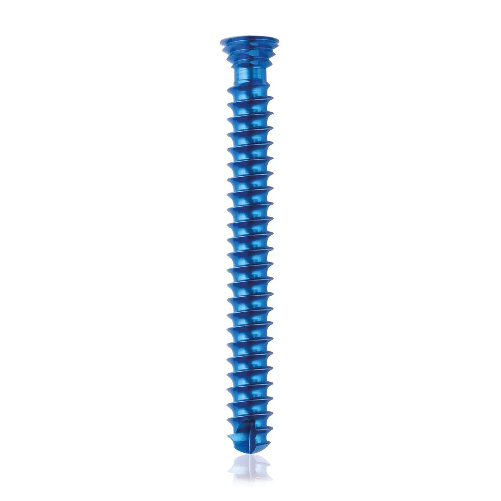 [185464] Titanium locking screw 4.0 x 34mm Dark Blue