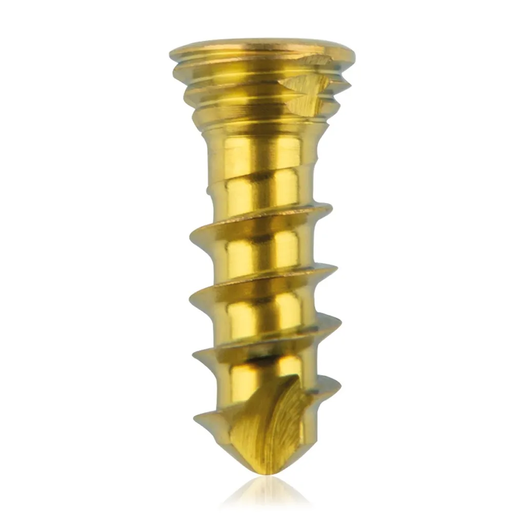 [185560] Titanium locking screw 2.3 x 7mm Gold
