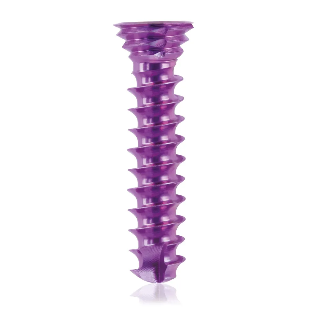 Titanium locking screw 3.5 x 16mm Magenta