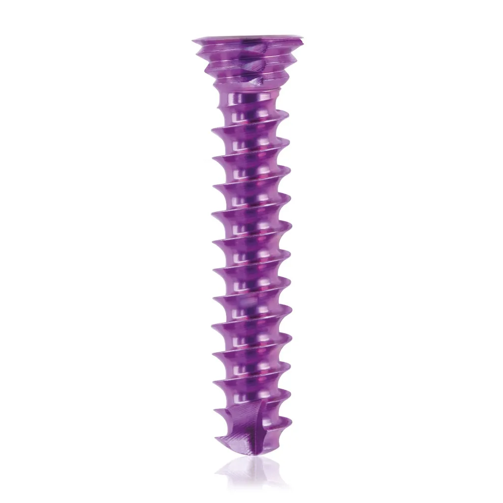 Titanium locking screw 3.5 x 18mm Magenta