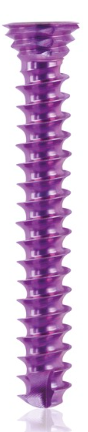 [185577] Titanium locking screw 3.5 x 24mm Magenta