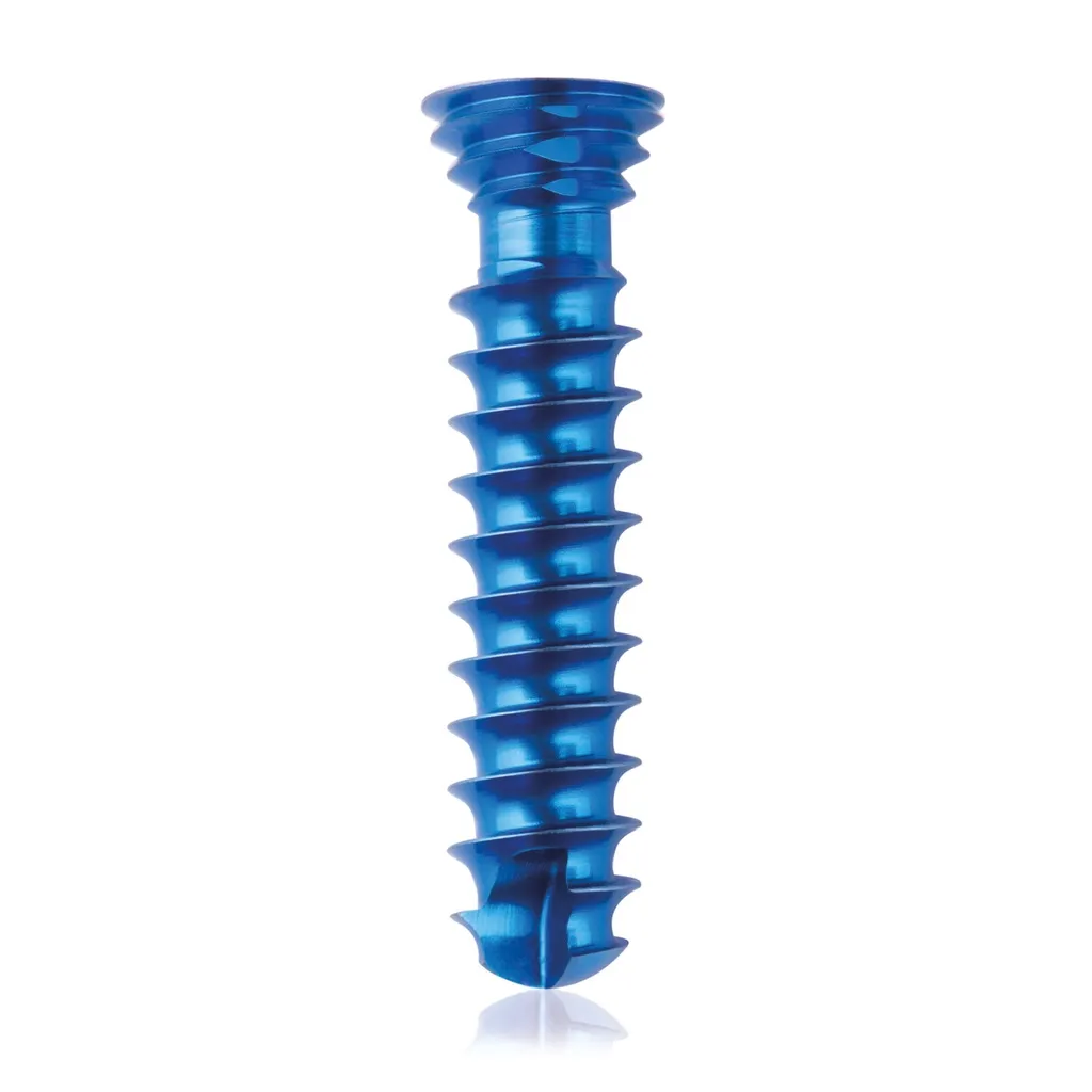 [185594] Titanium locking screw 4.0 x 18mm Dark Blue
