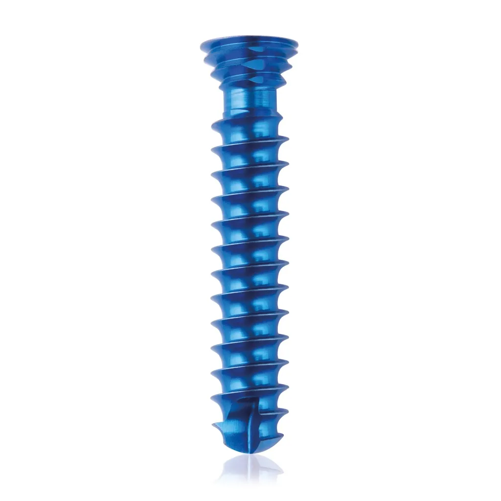 [185595] Titanium locking screw 4.0 x 20mm Dark Blue