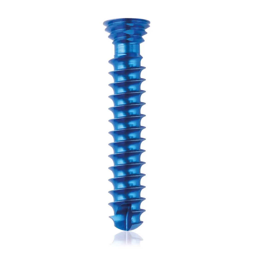 [185596] Titanium locking screw 4.0 x 22mm Dark Blue
