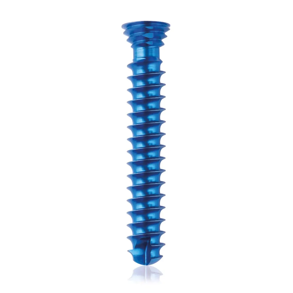 [185597] Titanium locking screw 4.0 x 24mm Dark Blue