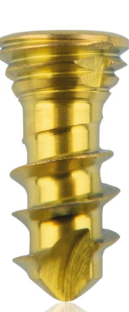 [185559] Titanium locking screw 2.3 x 6mm Gold