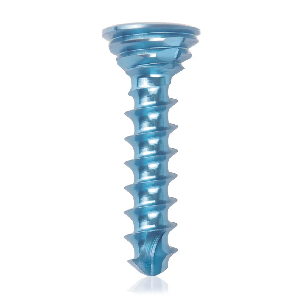 Titanium locking screw 2.7 x12mm Light Blue