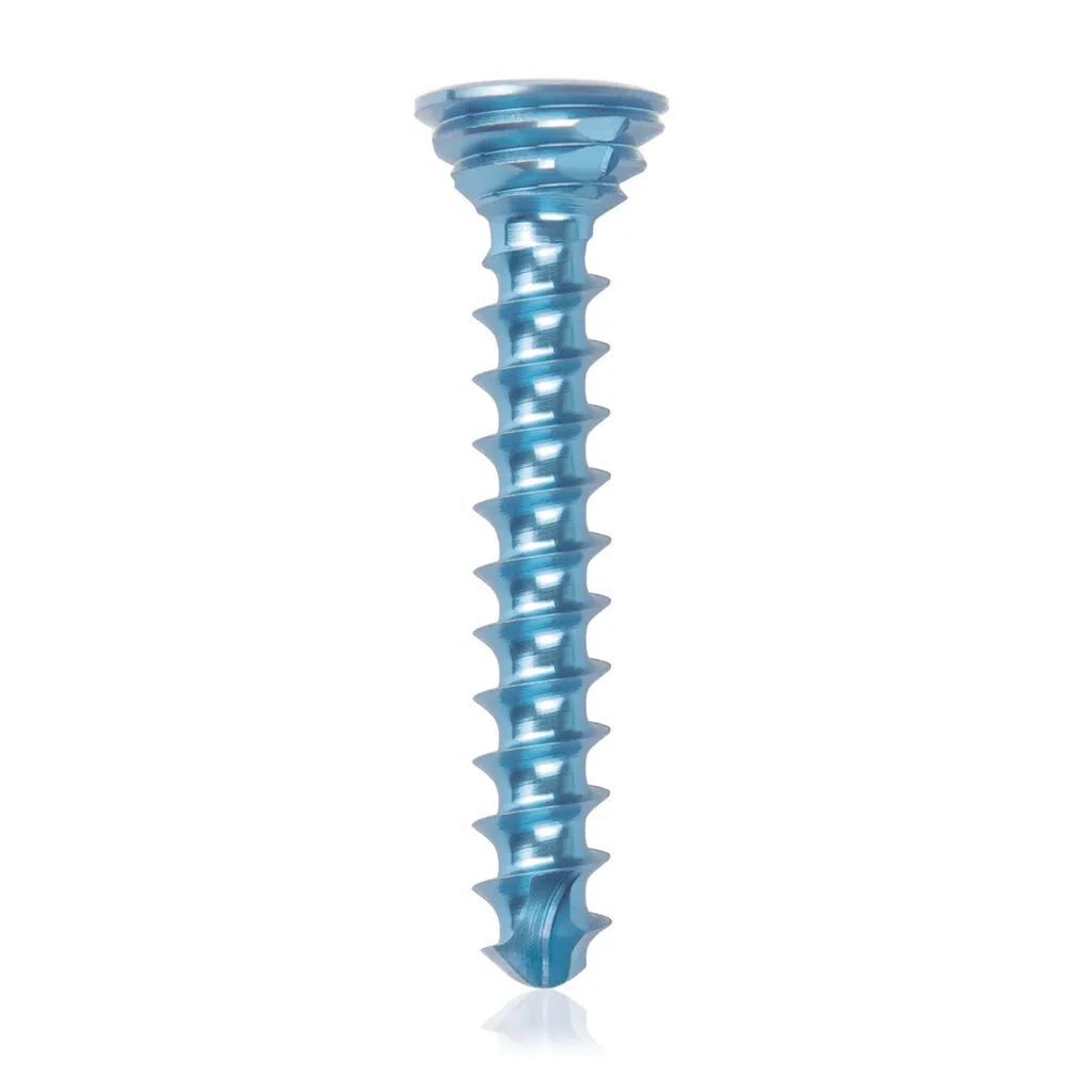 Titanium locking screw 2.7 x18mm Light Blue