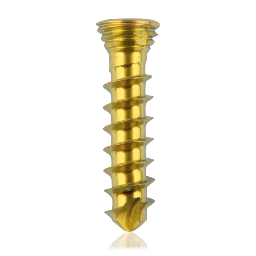 [185529] Titanium locking screw 2.3 x10mm Gold