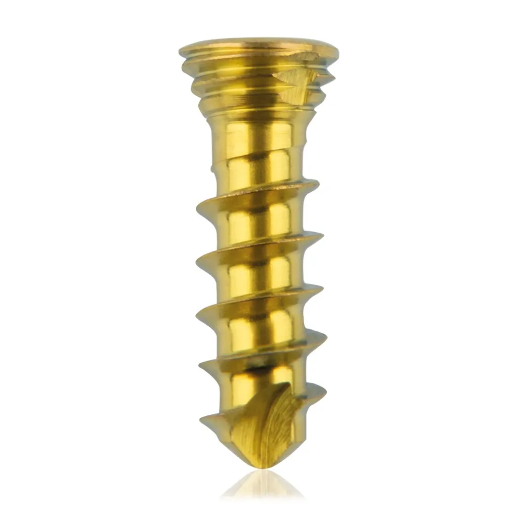 [185528] Titanium locking screw 2.3 x 8mm Gold