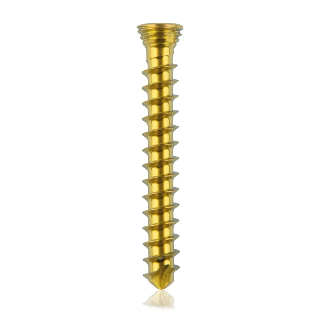 [185533] Titanium locking screw 2.3 x18mm Gold