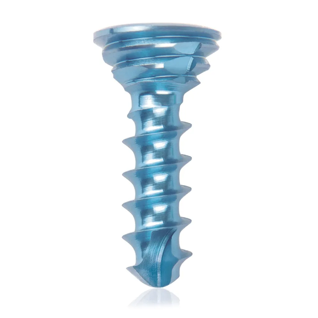 [185535] Titanium locking screw 2.7 x10mm Light Blue