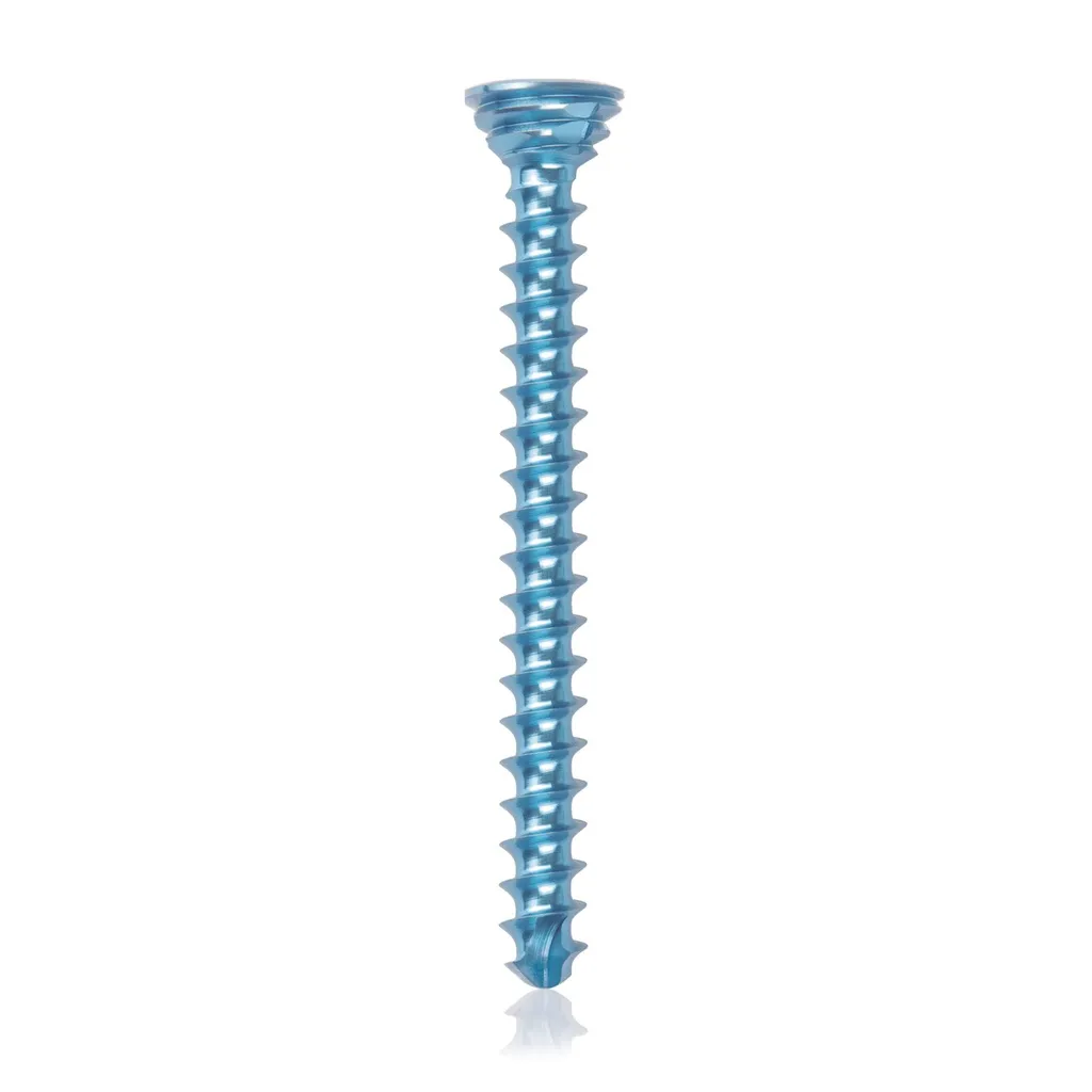 [185544] Titanium locking screw 2.7 x28mm Light Blue