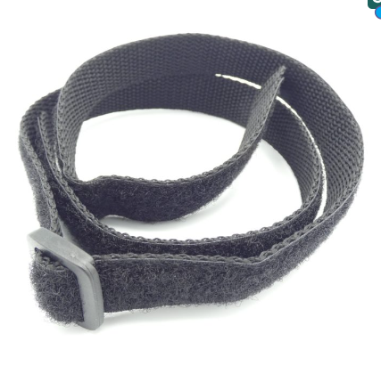 [605933] Sangle Velcro pour Pawsitioner M/L/XL - Noir Longue (oeillet au millieu)
