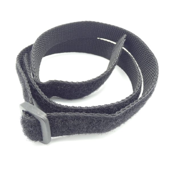 [605932] Velcro Strap For S/XS Pawsitioner - Black Short (eyelet in the middle)