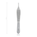 Tissue Forceps Adson - Delicate, 1 x 2 Teeth, (Length: 120mm)